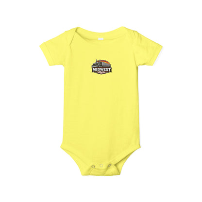 Midwest Roots Baby Onesie – Infant Jersey One-Piece with Skyline Logo