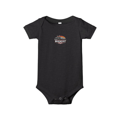 Midwest Roots Baby Onesie – Infant Jersey One-Piece with Skyline Logo