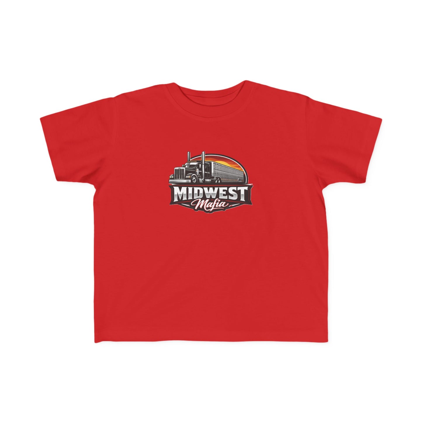 Toddler Tee – 'Midwest Mafia' Truck & Sunset Graphic