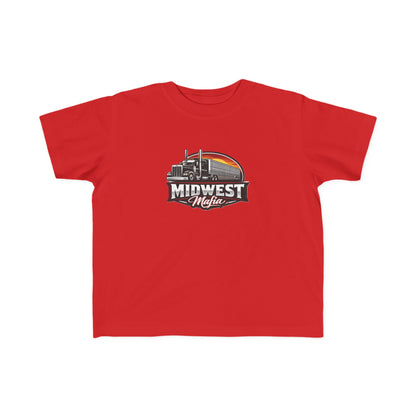 Toddler Tee – 'Midwest Mafia' Truck & Sunset Graphic