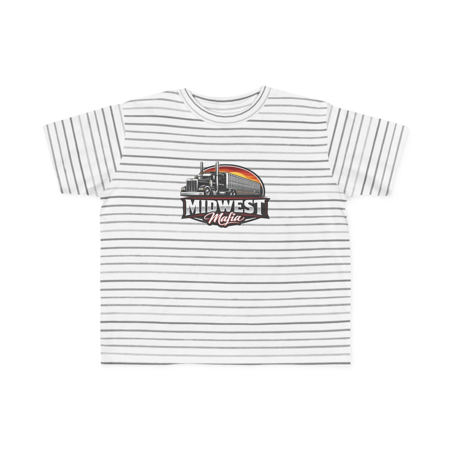 Toddler Tee – 'Midwest Mafia' Truck & Sunset Graphic