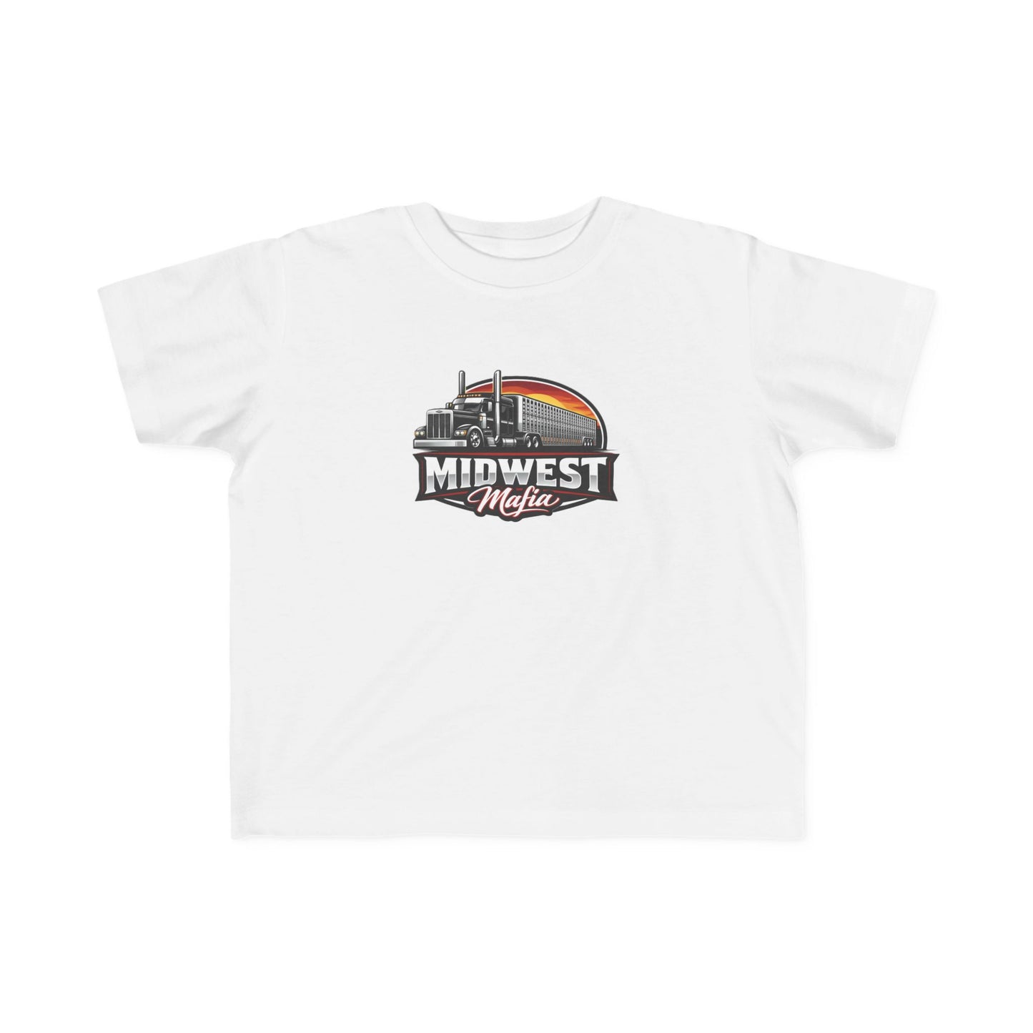 Toddler Tee – 'Midwest Mafia' Truck & Sunset Graphic