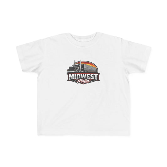 Toddler Tee – 'Midwest Mafia' Truck & Sunset Graphic
